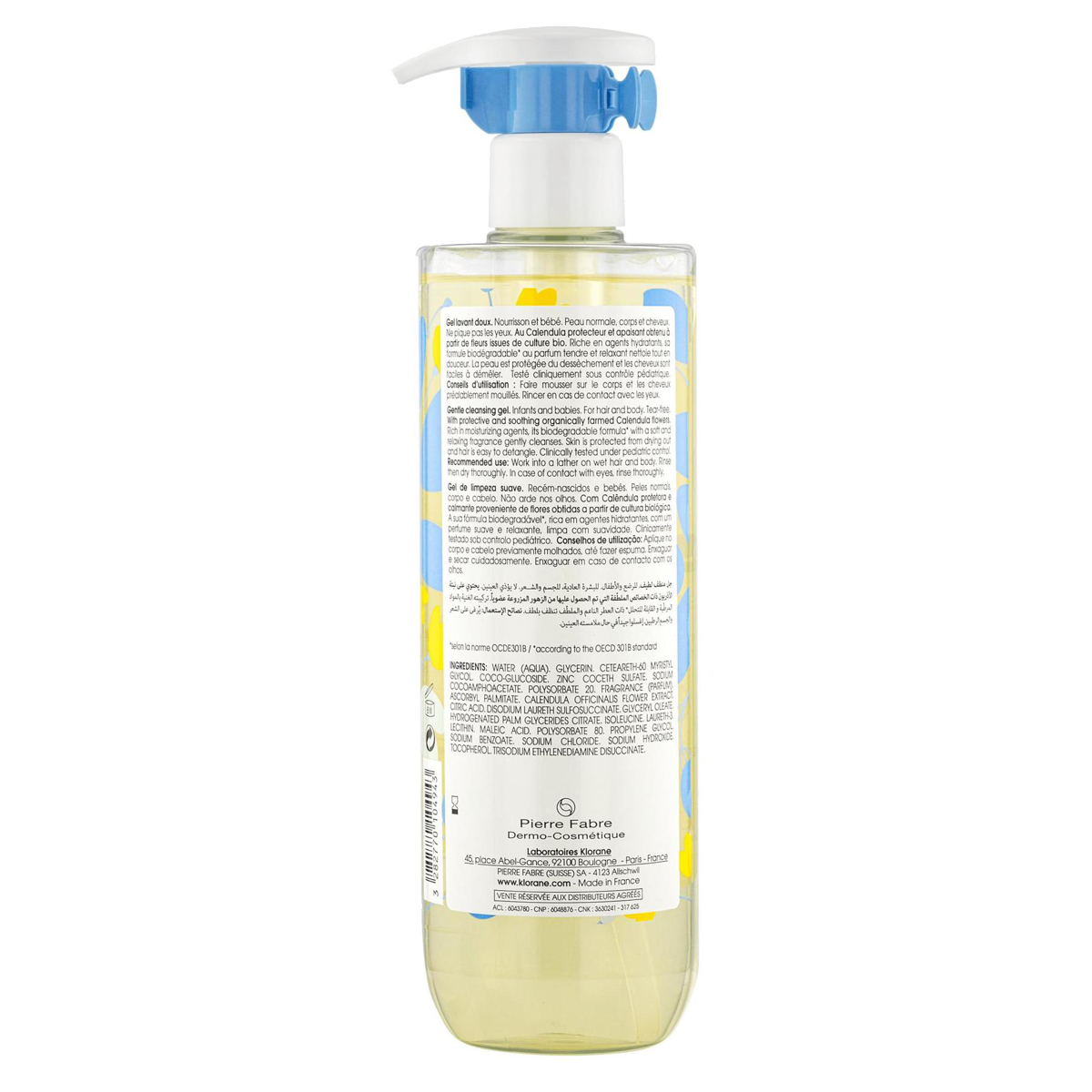 Klorane Bebe Zartes Schaumgel 500 ml Klorane Bebe Zartes Schaumgel 500 ml