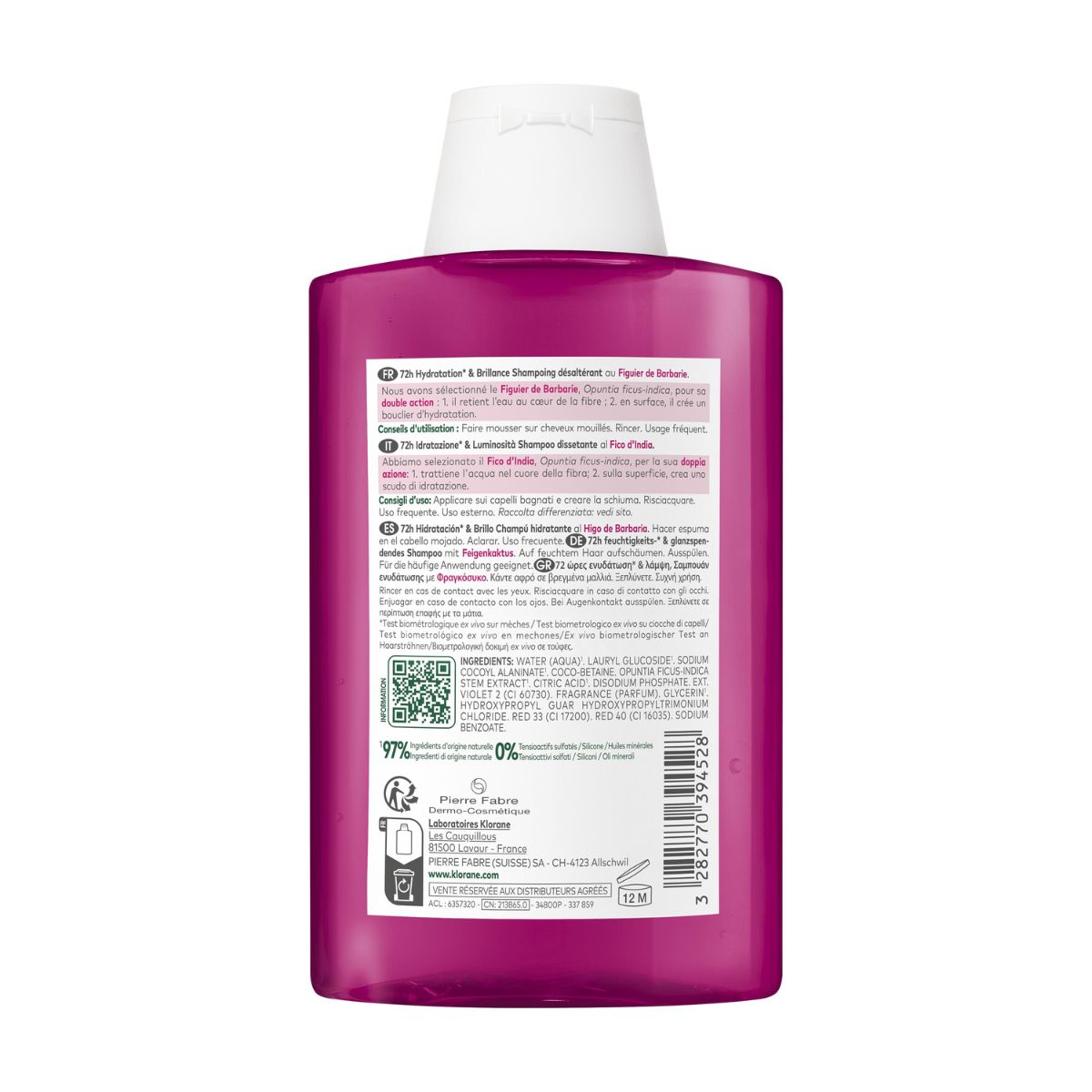 Klorane Feigenkaktus Shampoo Fl 200 ml Klorane Feigenkaktus Shampoo Fl 200 ml