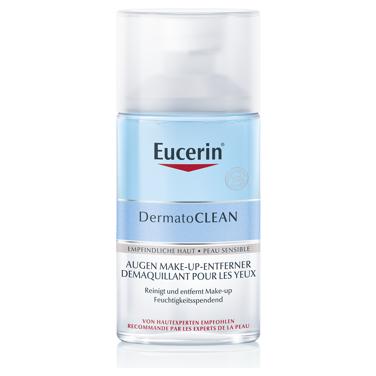 Eucerin DermatoClean 2 Phasen Augen Make-up- Entferner 125 ml Eucerin DermatoClean 2 Phasen Augen Make-up- Entferner 125 ml