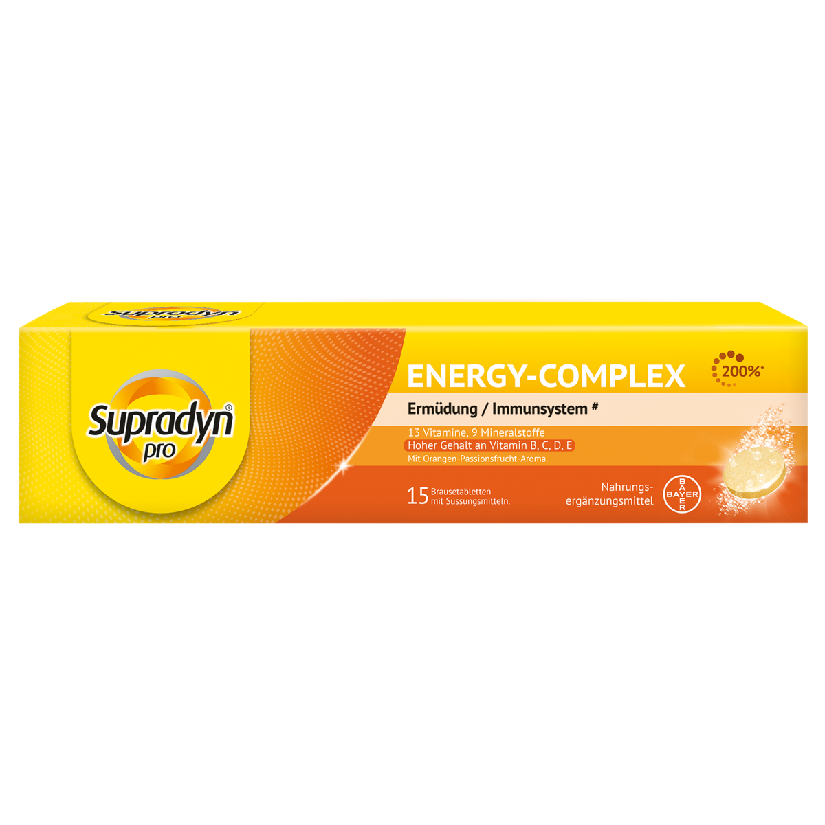 Supradyn pro energy-complex Brausetabletten 15 Stück Supradyn pro energy-complex Brausetabletten 15 Stück