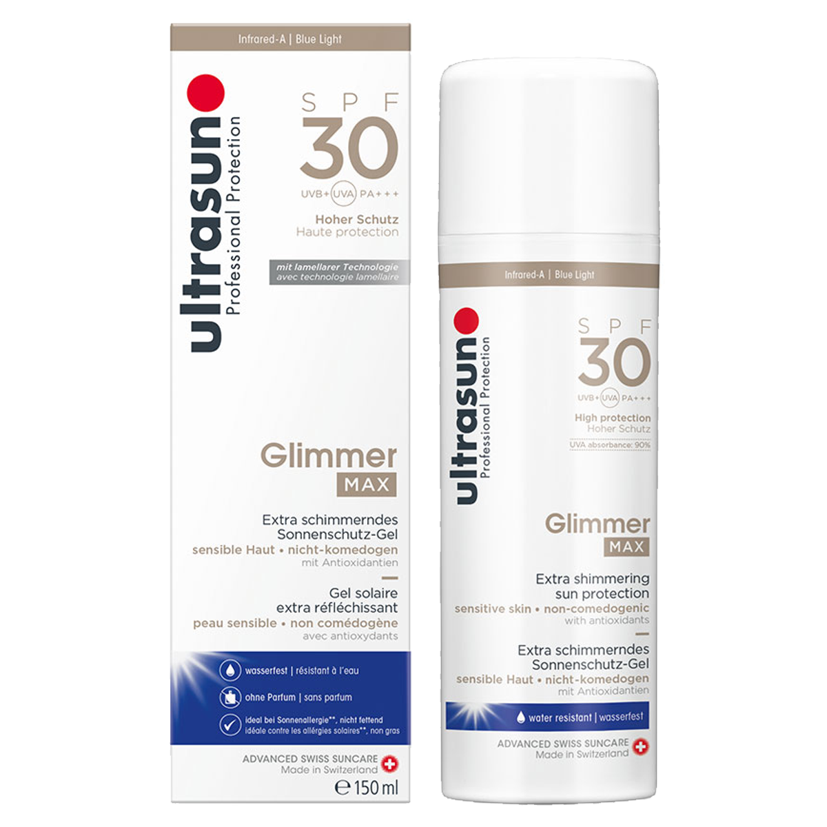 Ultrasun Glimmer MAX SPF30 150 ml Ultrasun Glimmer MAX SPF30 150 ml