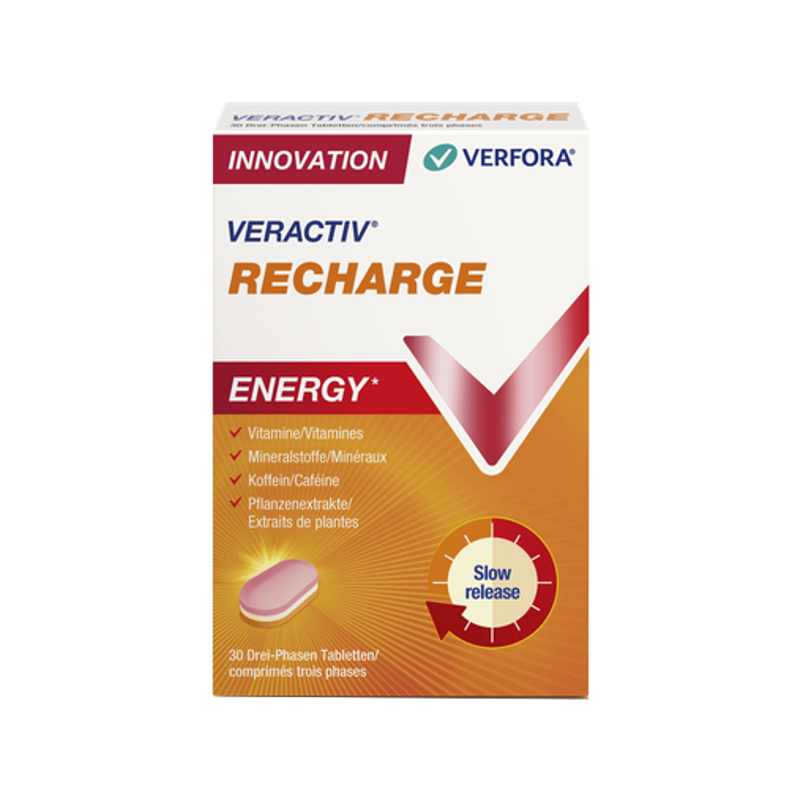 Veractiv Recharge Drei-Phasen-Tabletten 30 Stück Veractiv Recharge Drei-Phasen-Tabletten 30 Stück