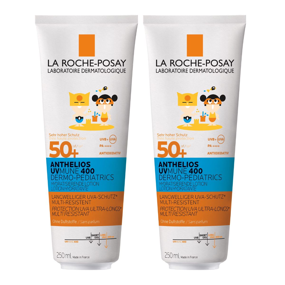 La Roche Posay Anthelios Dermo-Pediatrics Sonnenmilch LSF 50+ 2x 250 ml
