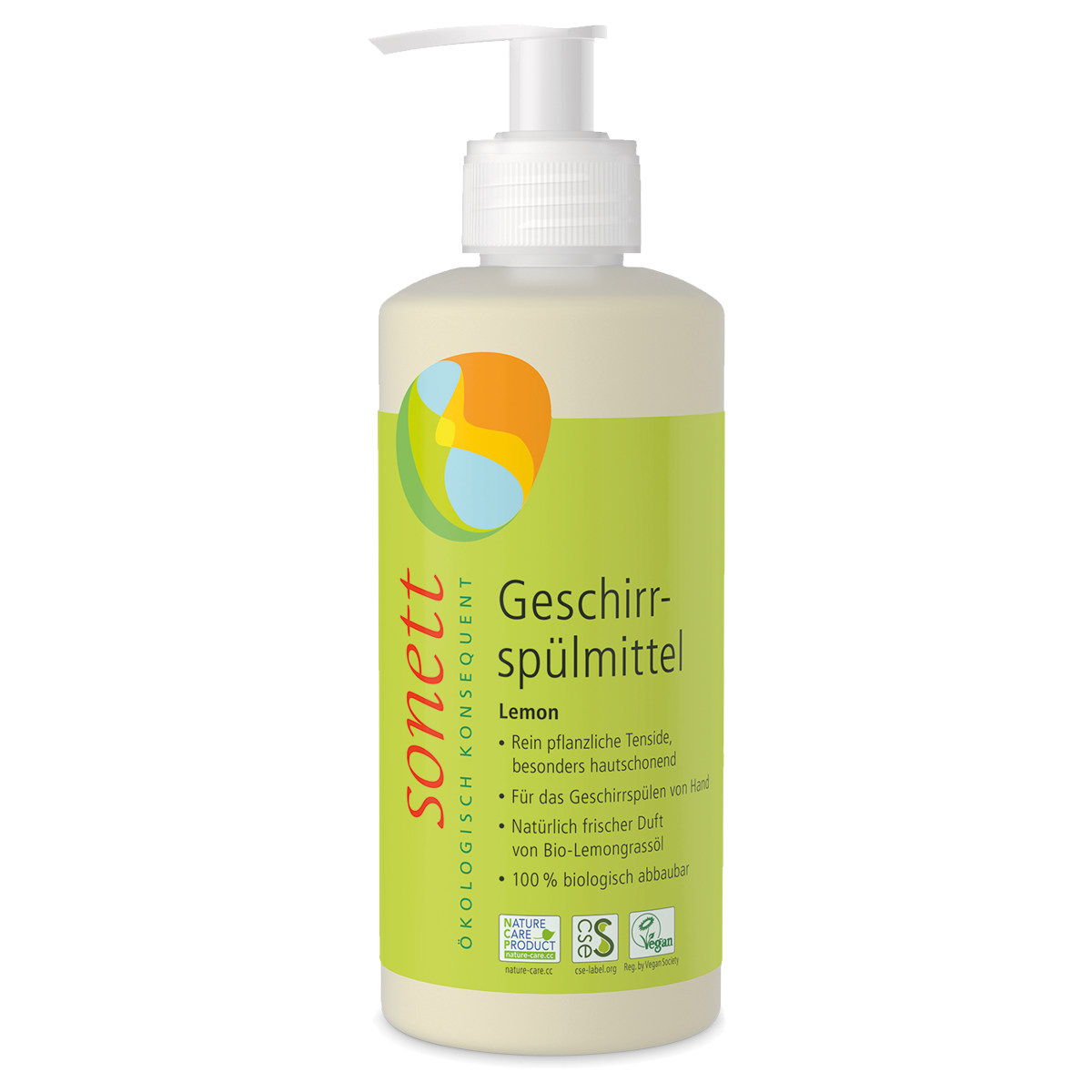 Sonett Geschirrspülmittel Lemon Pumpspender 300 ml Sonett Geschirrspülmittel Lemon Pumpspender 300 ml