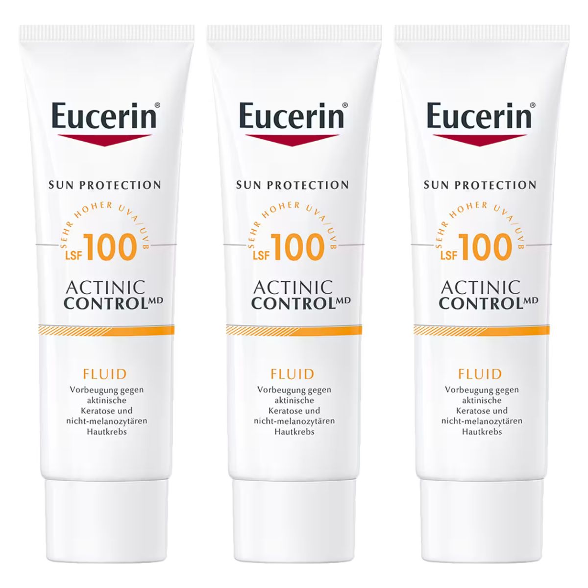 Eucerin Sun Actinic Control Fluid LSF 100 3x 80 ml
