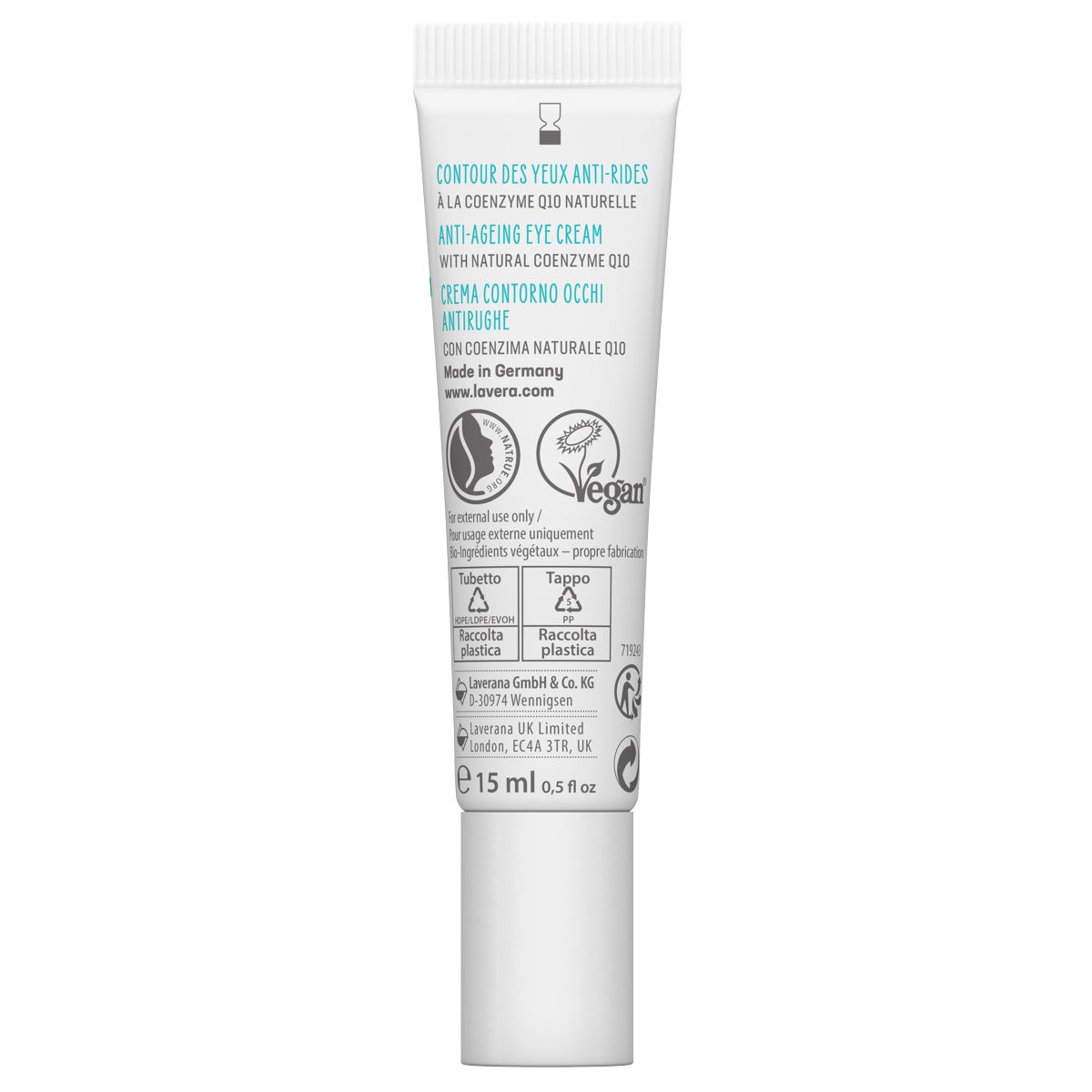 Lavera Anti-Falten Augencreme Q10 basis sensitiv 15 ml