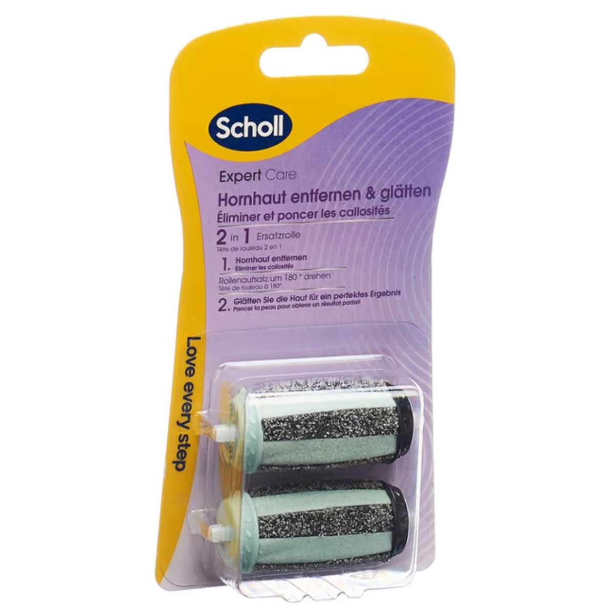 Scholl Expert Care 2-in-1 Pedi Rollen 2 Stück