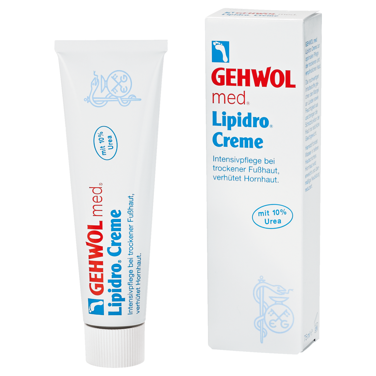 Gehwol med Lipidro-Creme mit 10 % Urea Tube 75 ml
