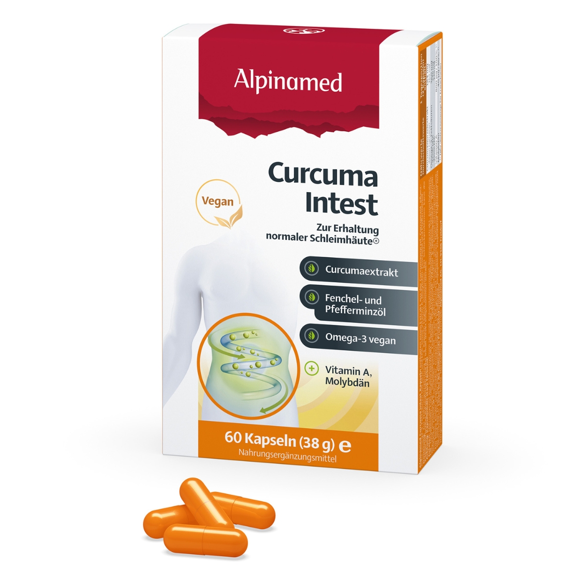 Alpinamed Curcuma Intest Kapseln 60 Stück Alpinamed Curcuma Intest Kapseln 60 Stück