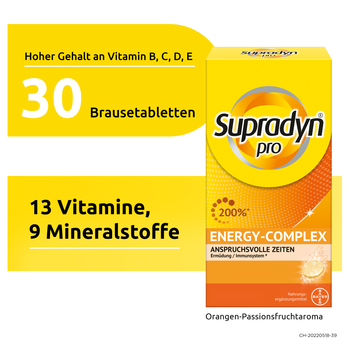 Supradyn pro energy-complex Brausetabletten 30 Stück Supradyn pro energy-complex Brausetabletten 30 Stück