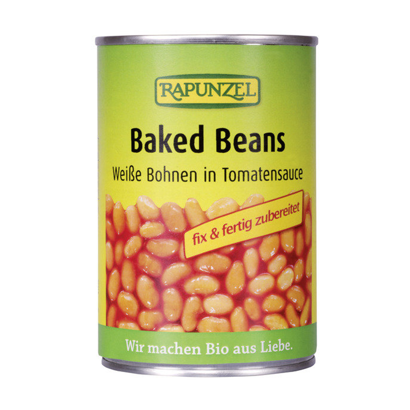 Rapunzel Baked Beans weisse Bohnen in Tomatensauce