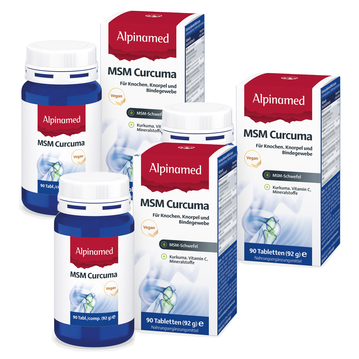 Alpinamed MSM Curcuma Tabletten 3x 90 Stück Alpinamed MSM Curcuma Tabletten 3x 90 Stück