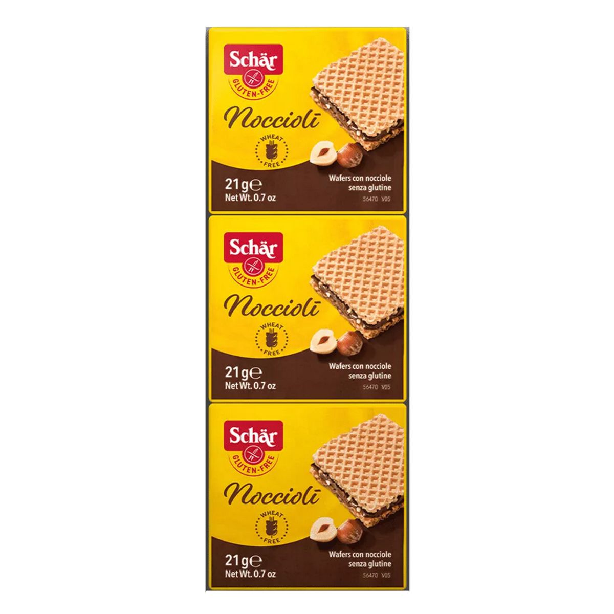 Schär Noccioli Snack 3er Pack glutenfrei 63 g
