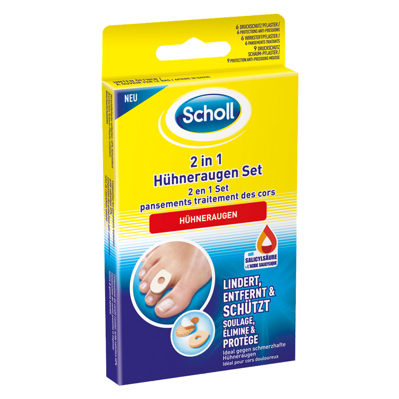 SCHOLL 2in1 Hühneraugen Set