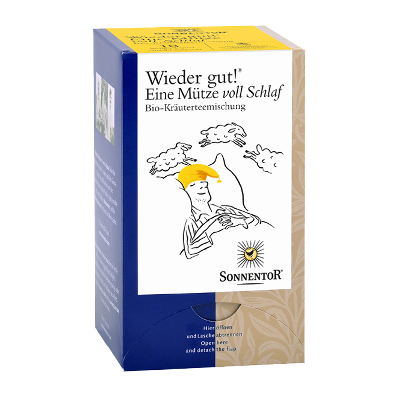 SONNENTOR Eine Mütze voll Schlaf Tee 18 Beutel SONNENTOR Eine Mütze voll Schlaf Tee 18 Beutel