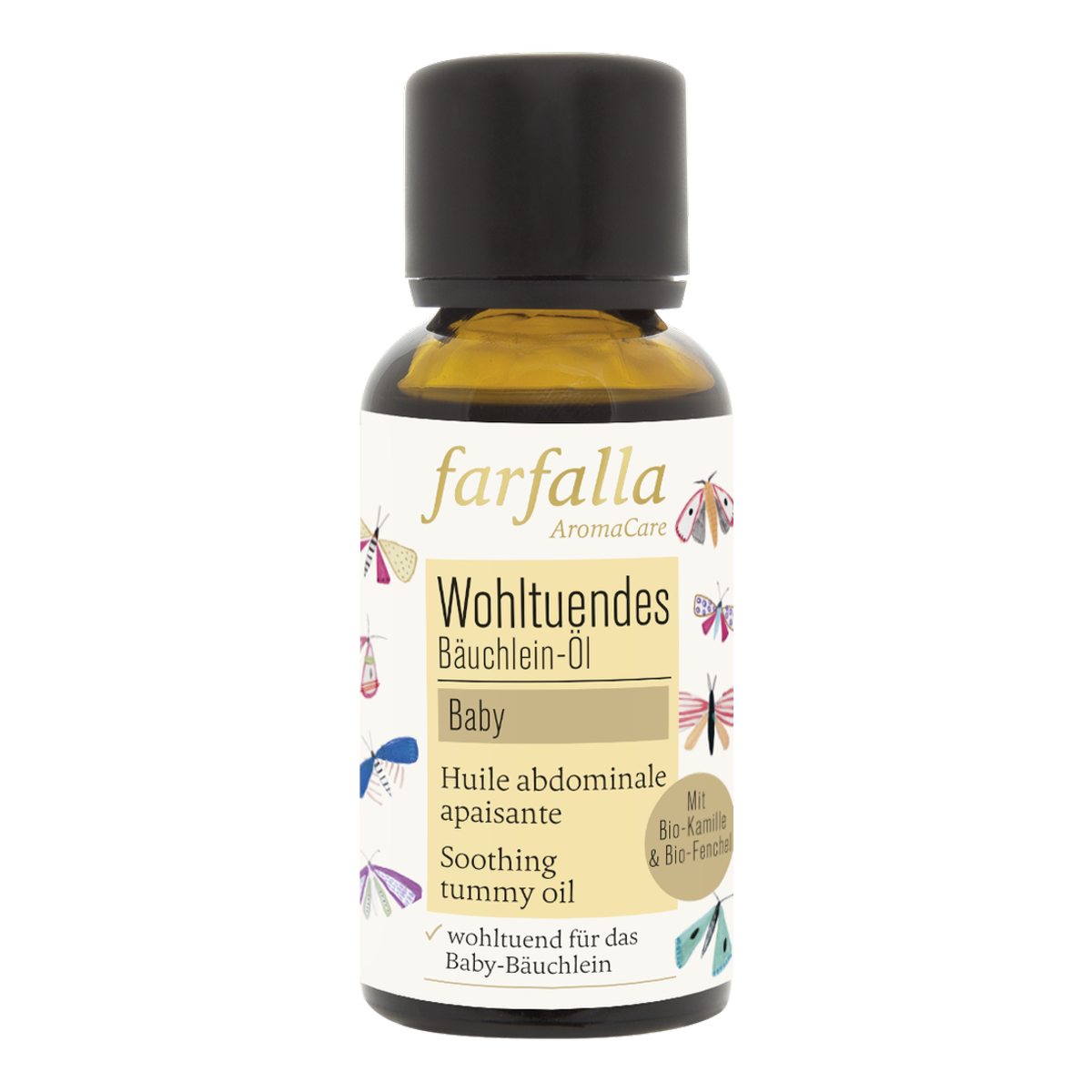 FARFALLA Baby Bäuchleinöl Fenchel Kamille 30 ml FARFALLA Baby Bäuchleinöl Fenchel Kamille 30 ml