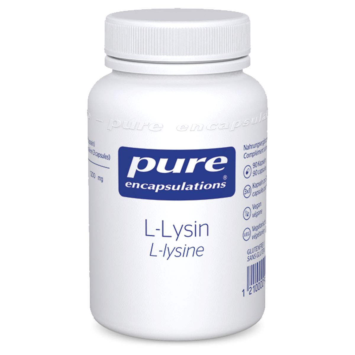 Pure L-Lysin Kapseln Dose 90 Stück Pure L-Lysin Kapseln Dose 90 Stück