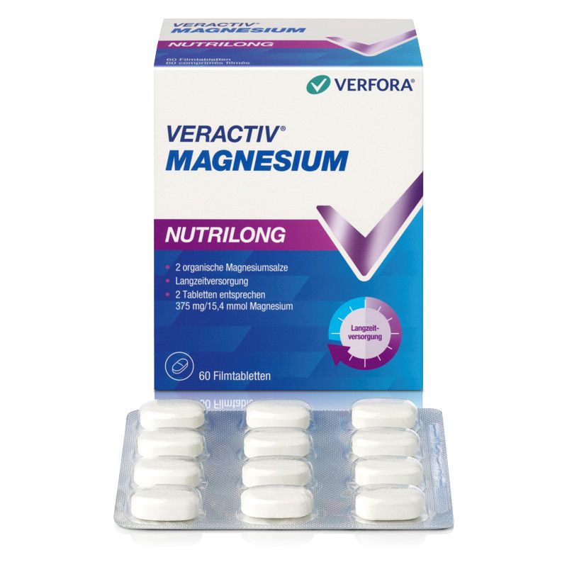 Veractiv Magnesium Nutrilong Tabletten 60 Stück Veractiv Magnesium Nutrilong Tabletten 60 Stück