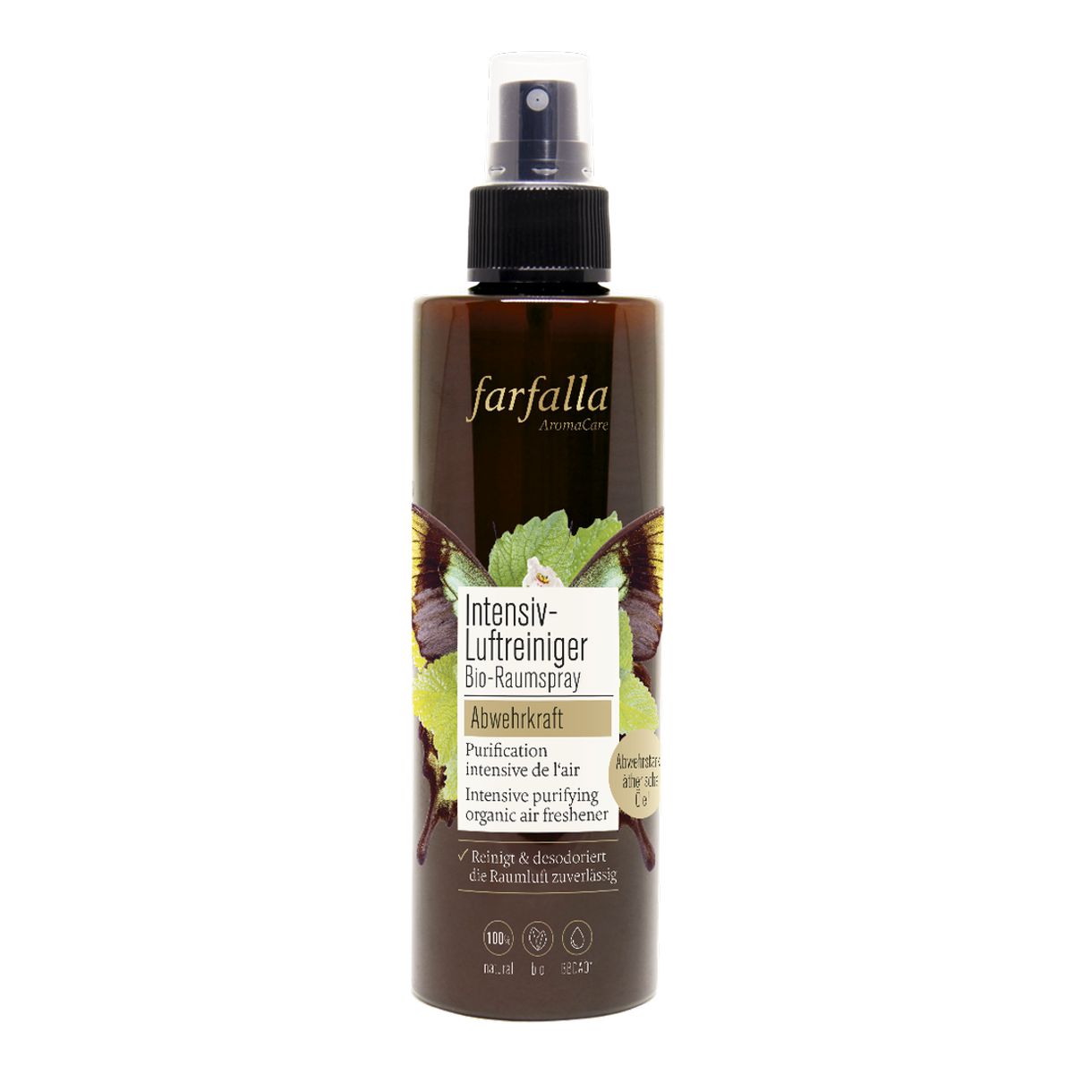 FARFALLA Bio-Raumspray Intens Luftreiniger 200 ml FARFALLA Bio-Raumspray Intens Luftreiniger 200 ml