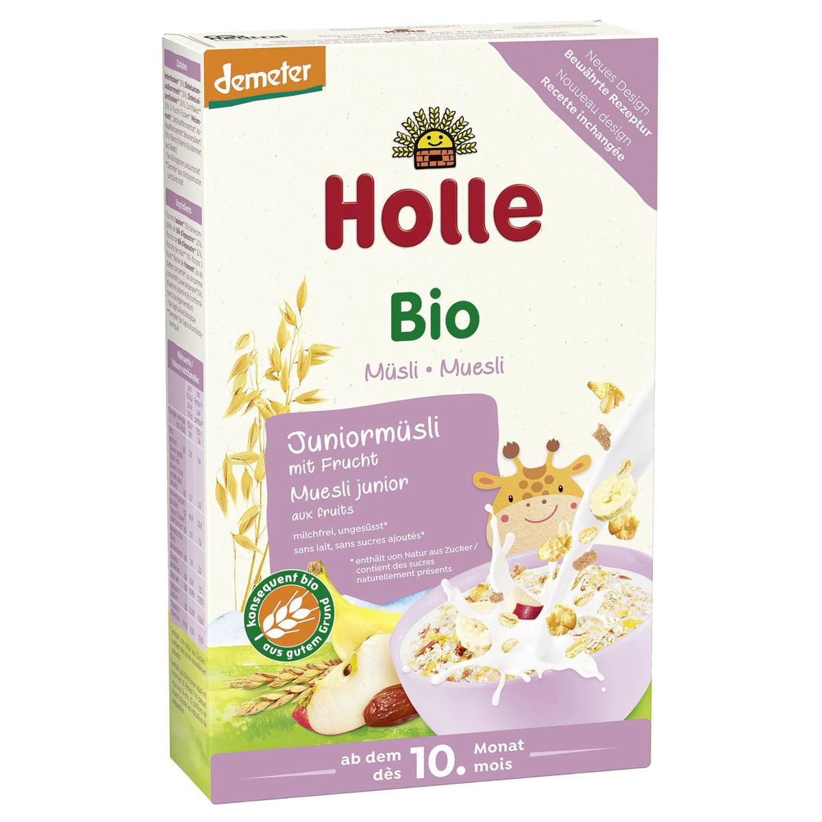 Holle Bio-Juniormüsli Mehrkorn mit Frucht 250 g Holle Bio-Juniormüsli Mehrkorn mit Frucht 250 g