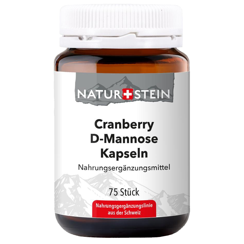 Naturstein Cranberry D-Mannose Kapseln 75 Stück Naturstein Cranberry D-Mannose Kapseln 75 Stück