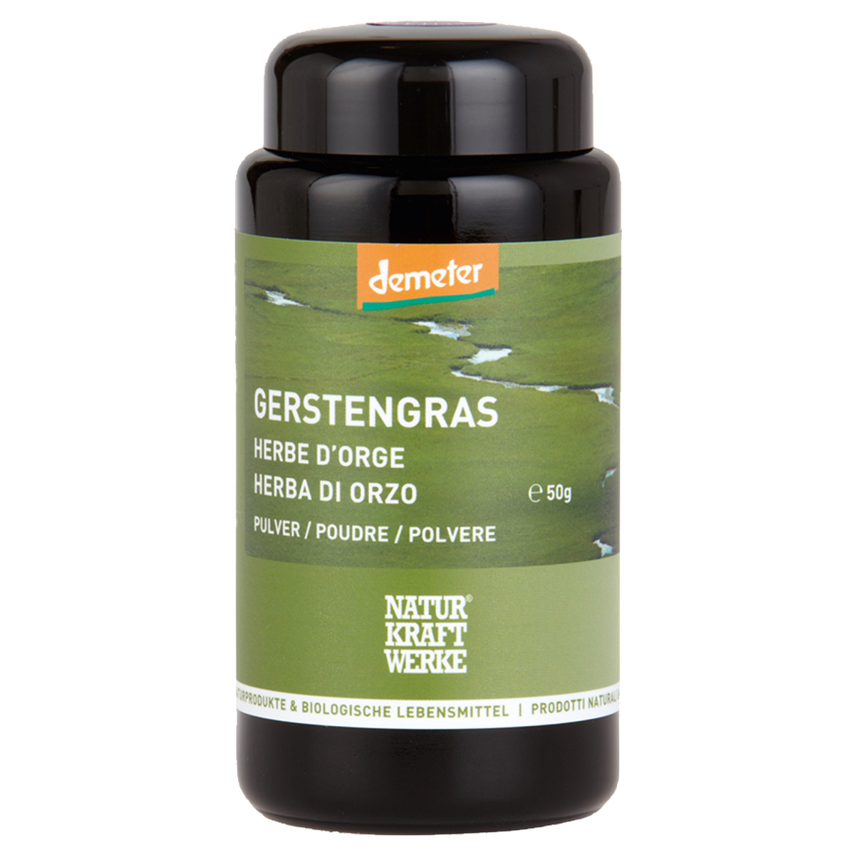 Naturkraftwerke Gerstengras Pulver Demeter 50 g Naturkraftwerke Gerstengras Pulver Demeter 50 g