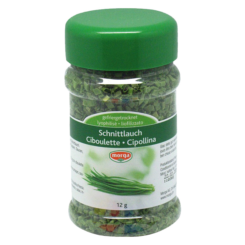 MORGA Schnittlauch gefriergetrocknet 12 g MORGA Schnittlauch gefriergetrocknet 12 g