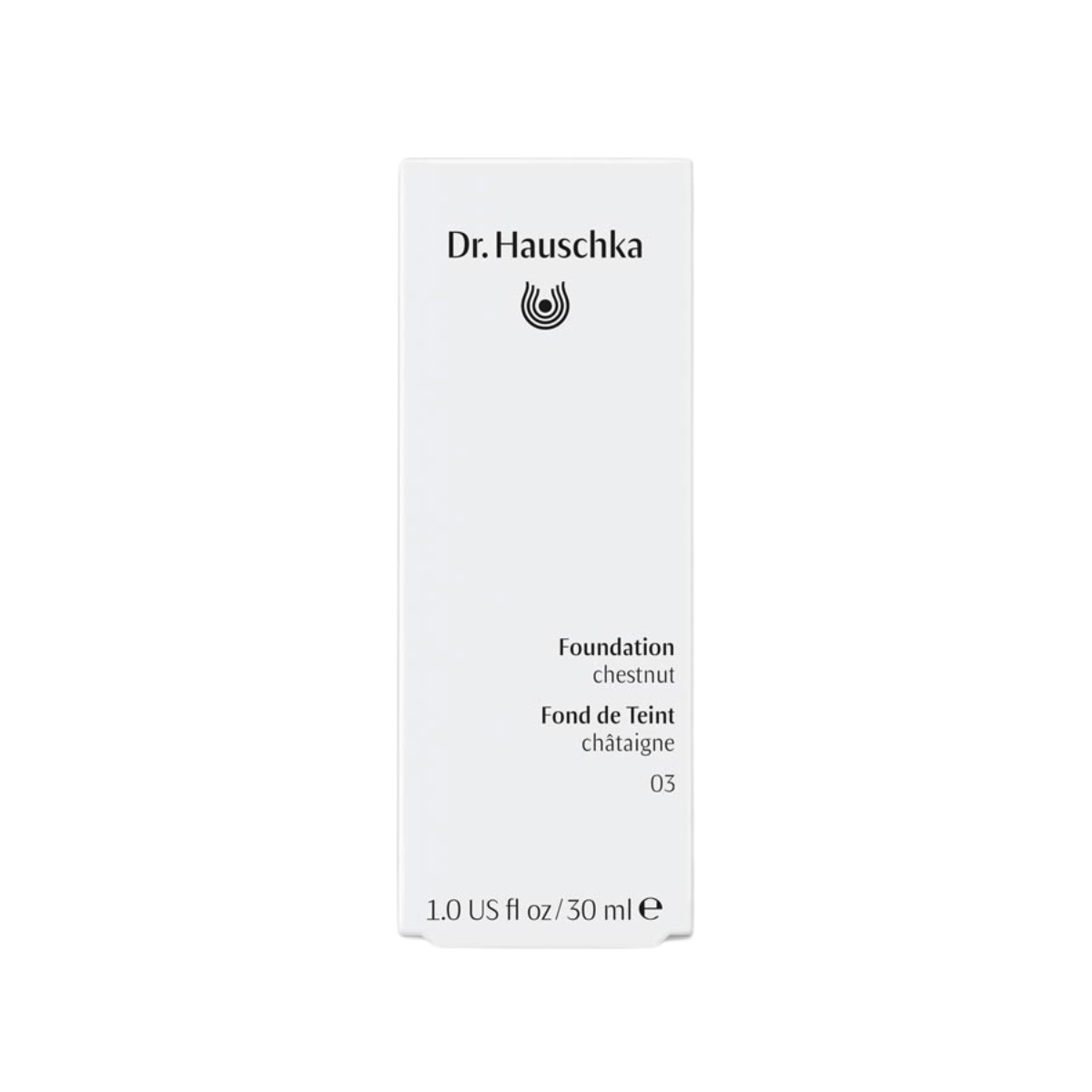 Dr Hauschka Foundation 03 chestnut 30 ml Verpackung Dr Hauschka Foundation 03 chestnut 30 ml Verpackung