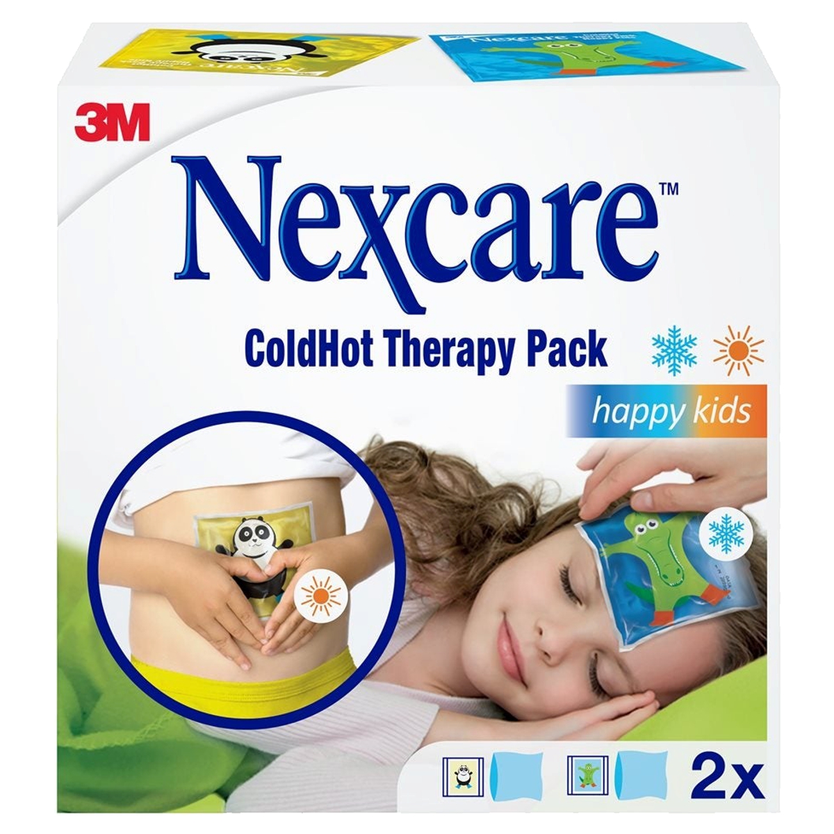 3M NEXCARE ColdHot Happy Kids 12x11cm 2 Stück 3M NEXCARE ColdHot Happy Kids 12x11cm 2 Stück