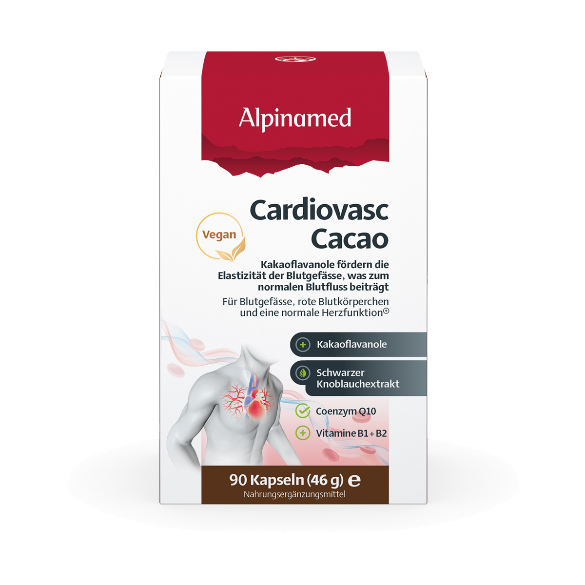 Alpinamed Cardiovasc Cacao Kapseln 90 Stück Alpinamed Cardiovasc Cacao Kapseln 90 Stück
