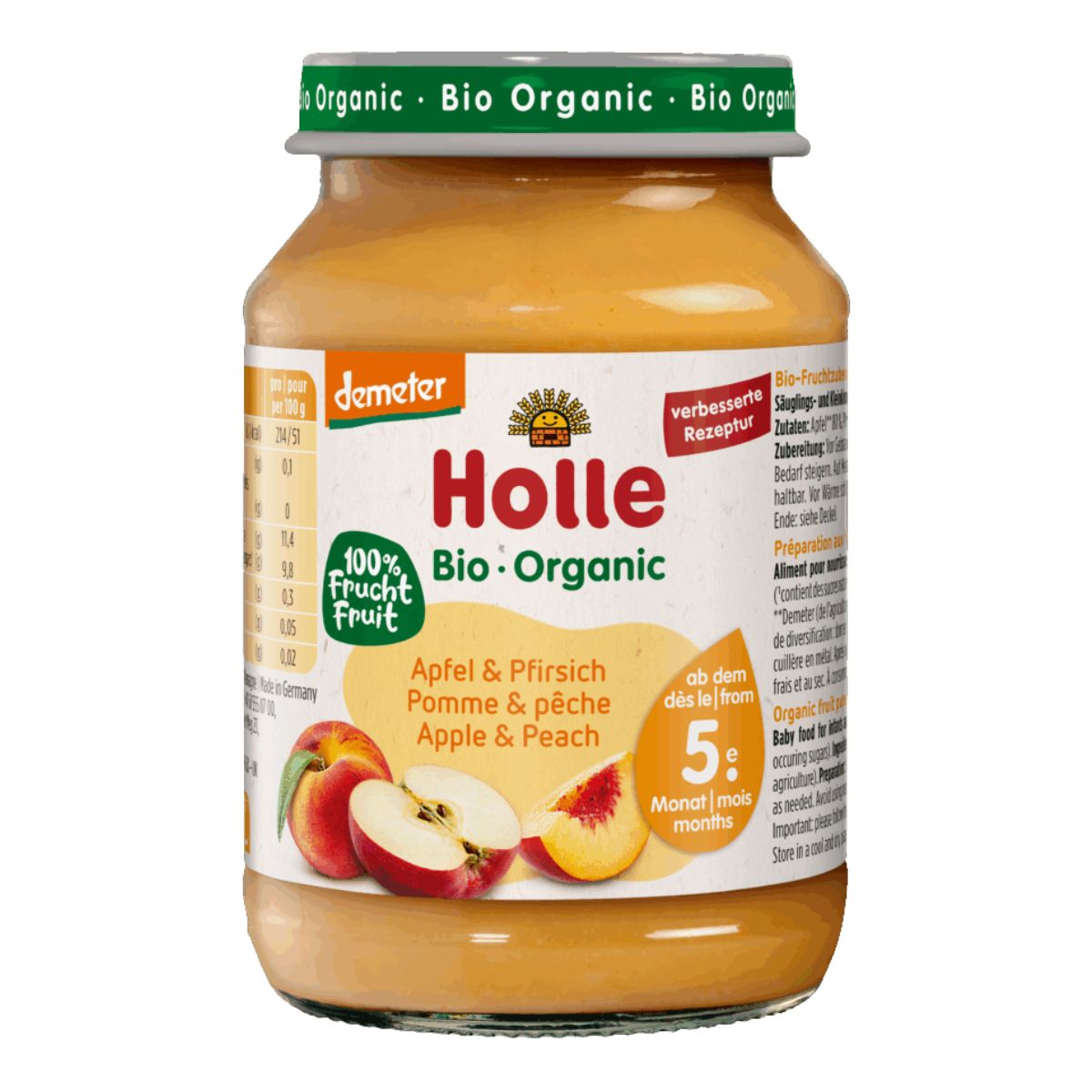 Holle Apfel & Pfirsich 190 g