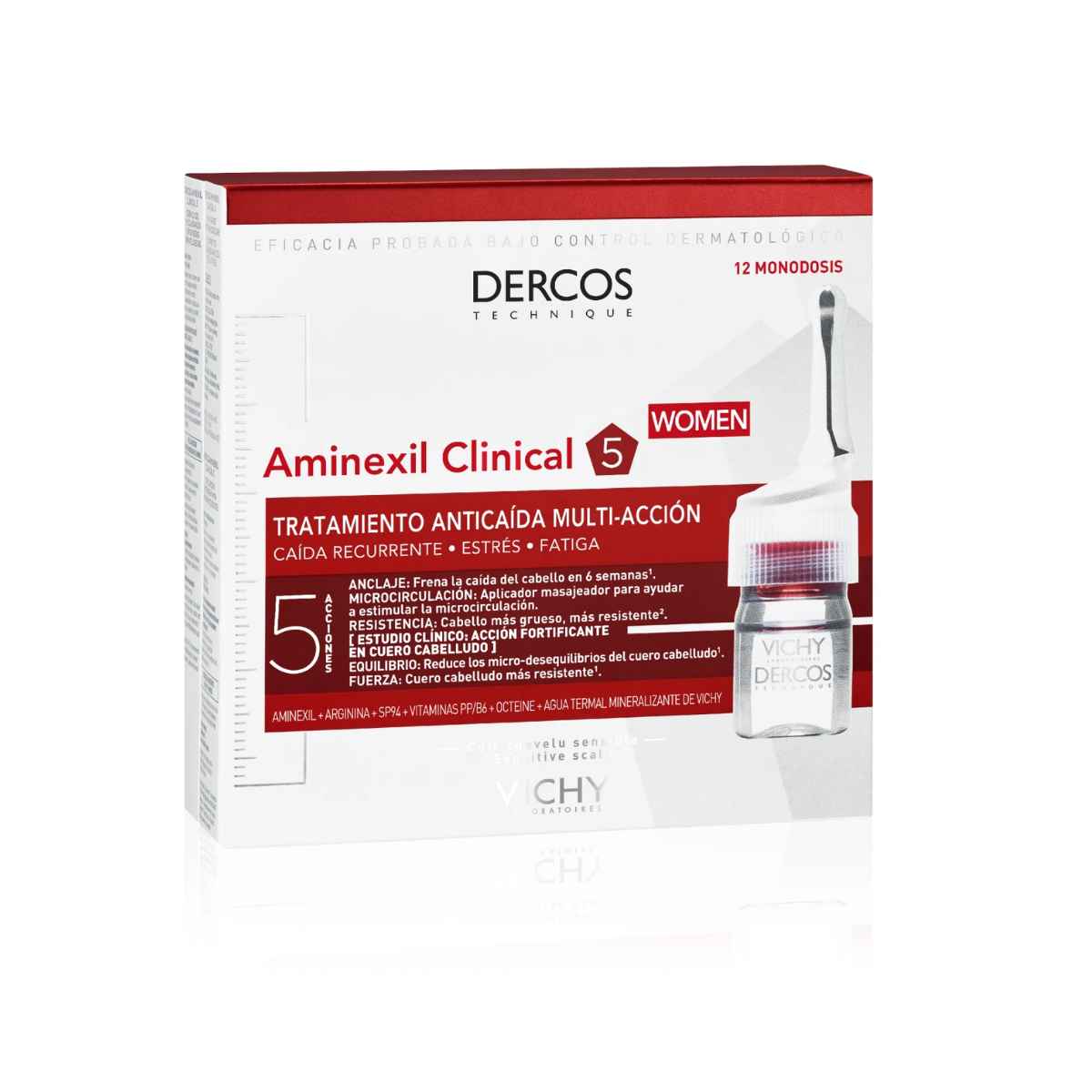 Vichy Dercos Aminexil Clinical 5 Für Frauen 21 x 6 ml