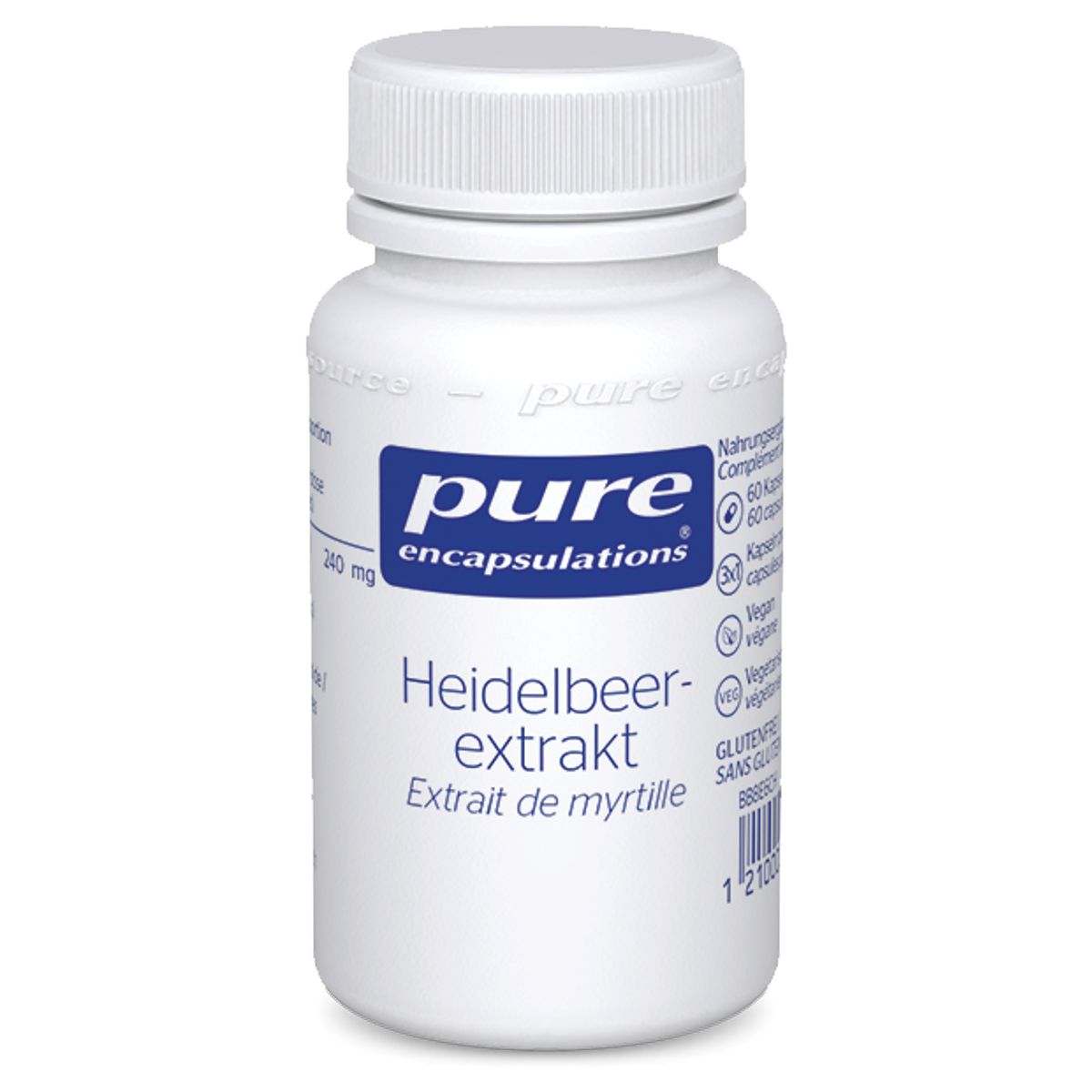 Pure Heidelbeerextrakt Kapseln Dose 60 Stück Pure Heidelbeerextrakt Kapseln Dose 60 Stück