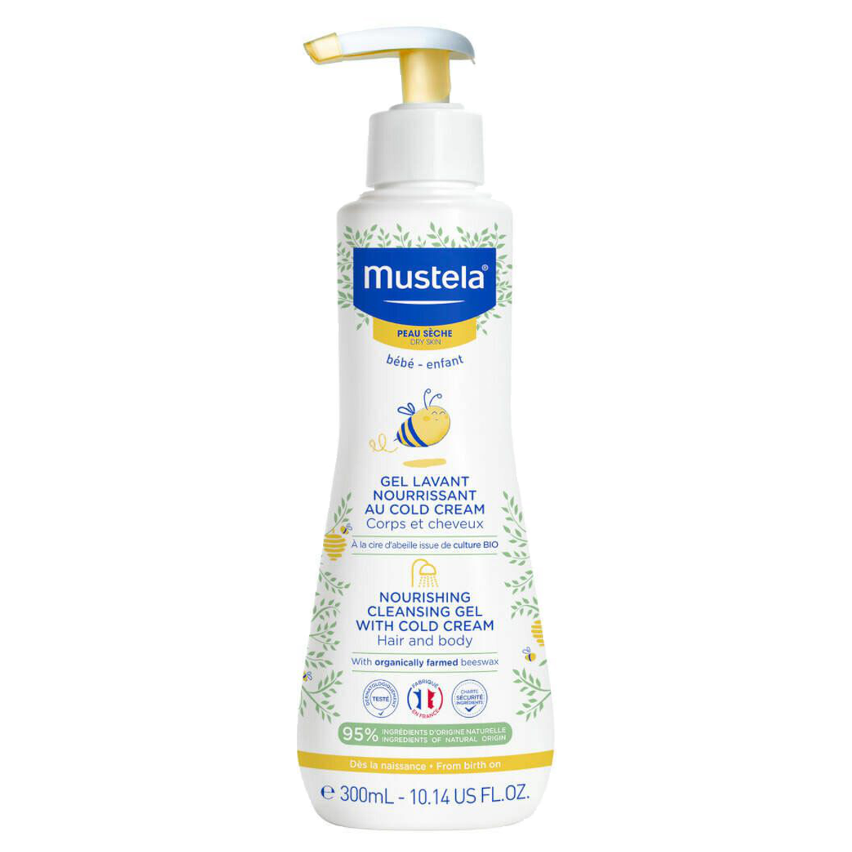 Mustela Waschgel Cold Cream trockene Haut 300ml Mustela Waschgel Cold Cream trockene Haut 300ml
