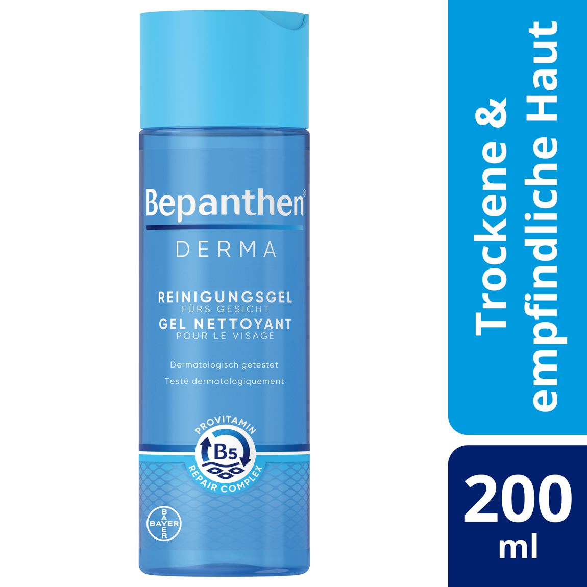 Bepanthen Derma Reinigungsgel fürs Gesicht 200 ml Bepanthen Derma Reinigungsgel fürs Gesicht 200 ml
