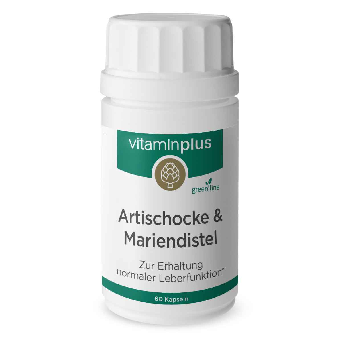 Vitaminplus Artischocke & Mariendistel Kapseln 60 Stück