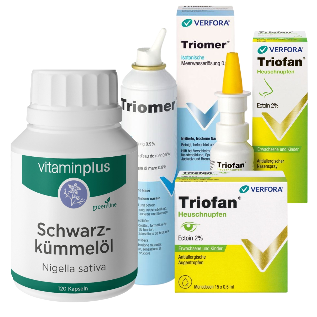 Vitaminplus Set contre le rhume des foins Protect - Clean - Care Vitaminplus Set contre le rhume des foins Protect - Clean - Care