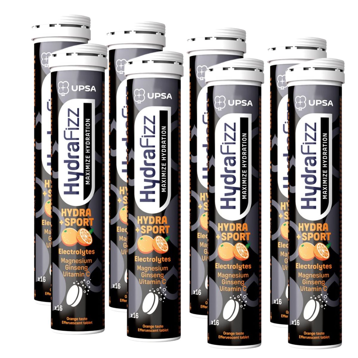 Hydrafizz Hydra + Sport Brausetabletten 8 x 16 Stück