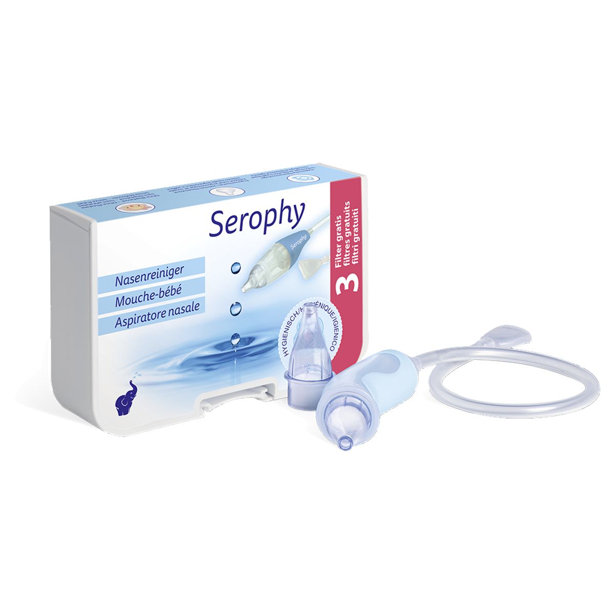 Serophy Nasenreiniger 1 Stück & 3 Filter Serophy Nasenreiniger 1 Stück & 3 Filter
