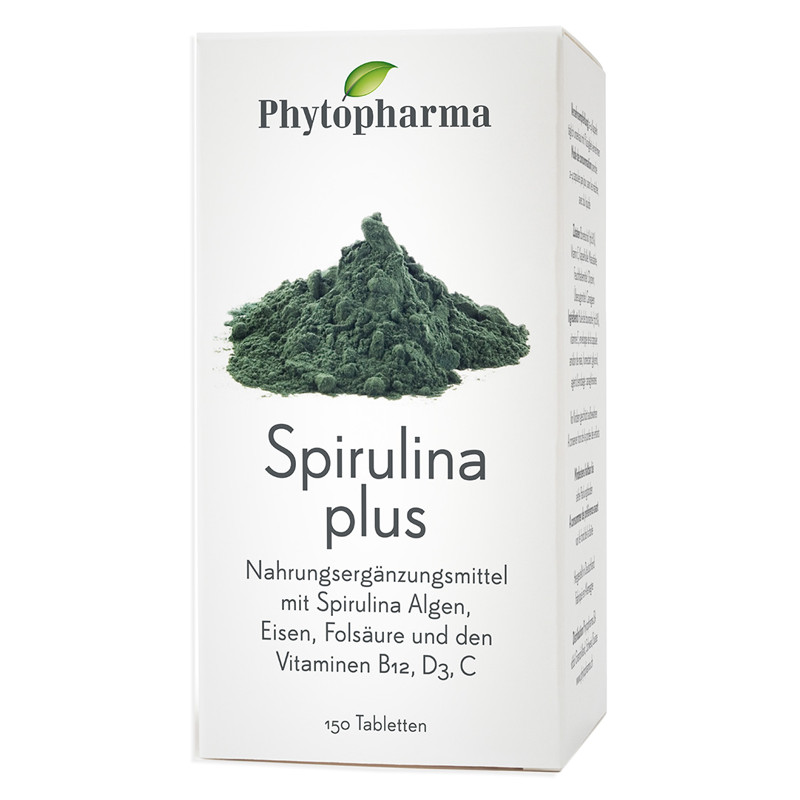 Phytopharma Spirulina Plus 150 Tabletten Phytopharma Spirulina Plus 150 Tabletten