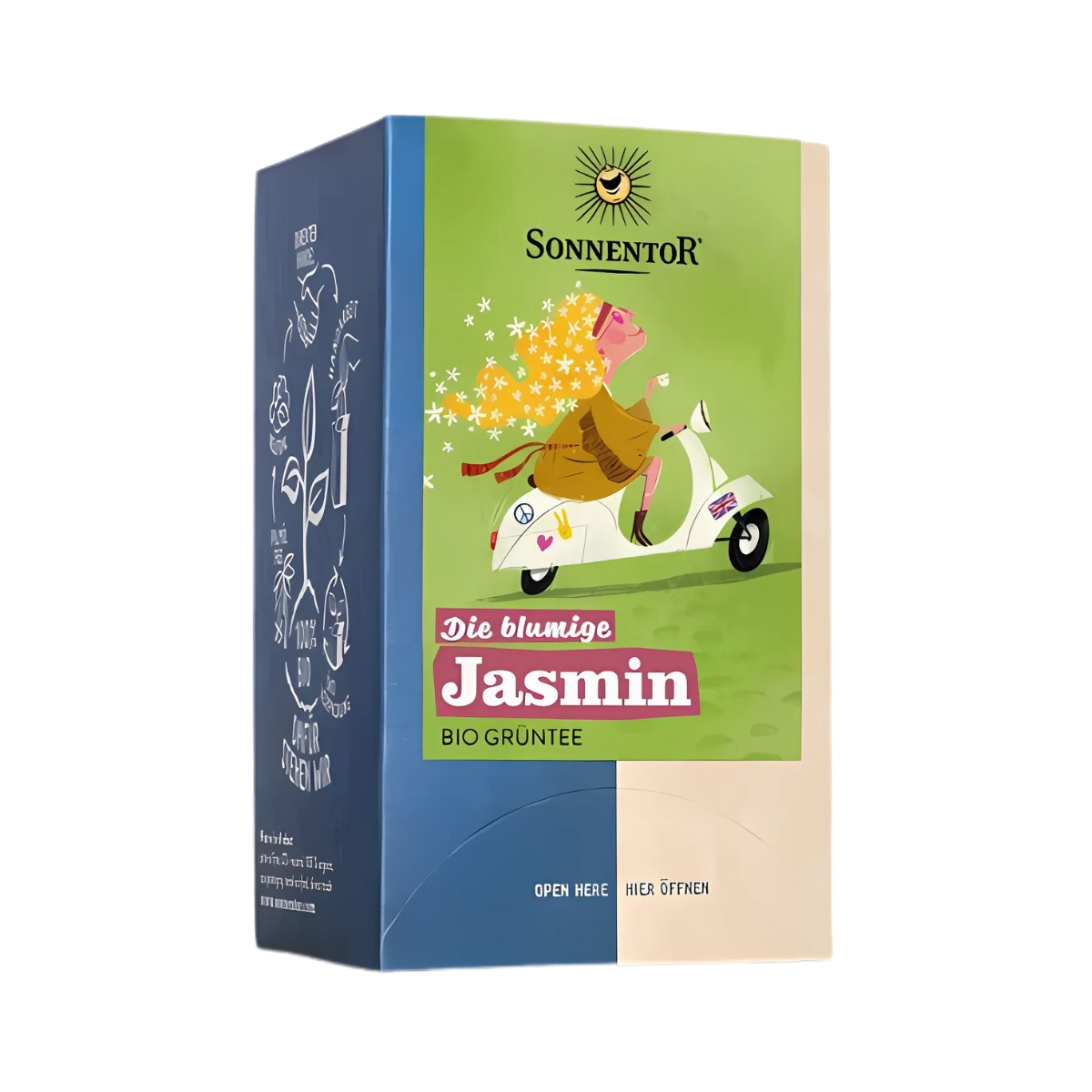 SONNENTOR Grüntee Jasmin Beutel 18 Stück