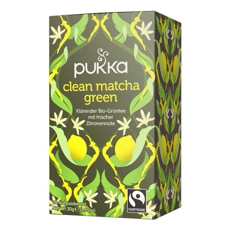 PUKKA Clean Matcha Green Tee Bio Fairtrade 20 Beutel PUKKA Clean Matcha Green Tee Bio Fairtrade 20 Beutel