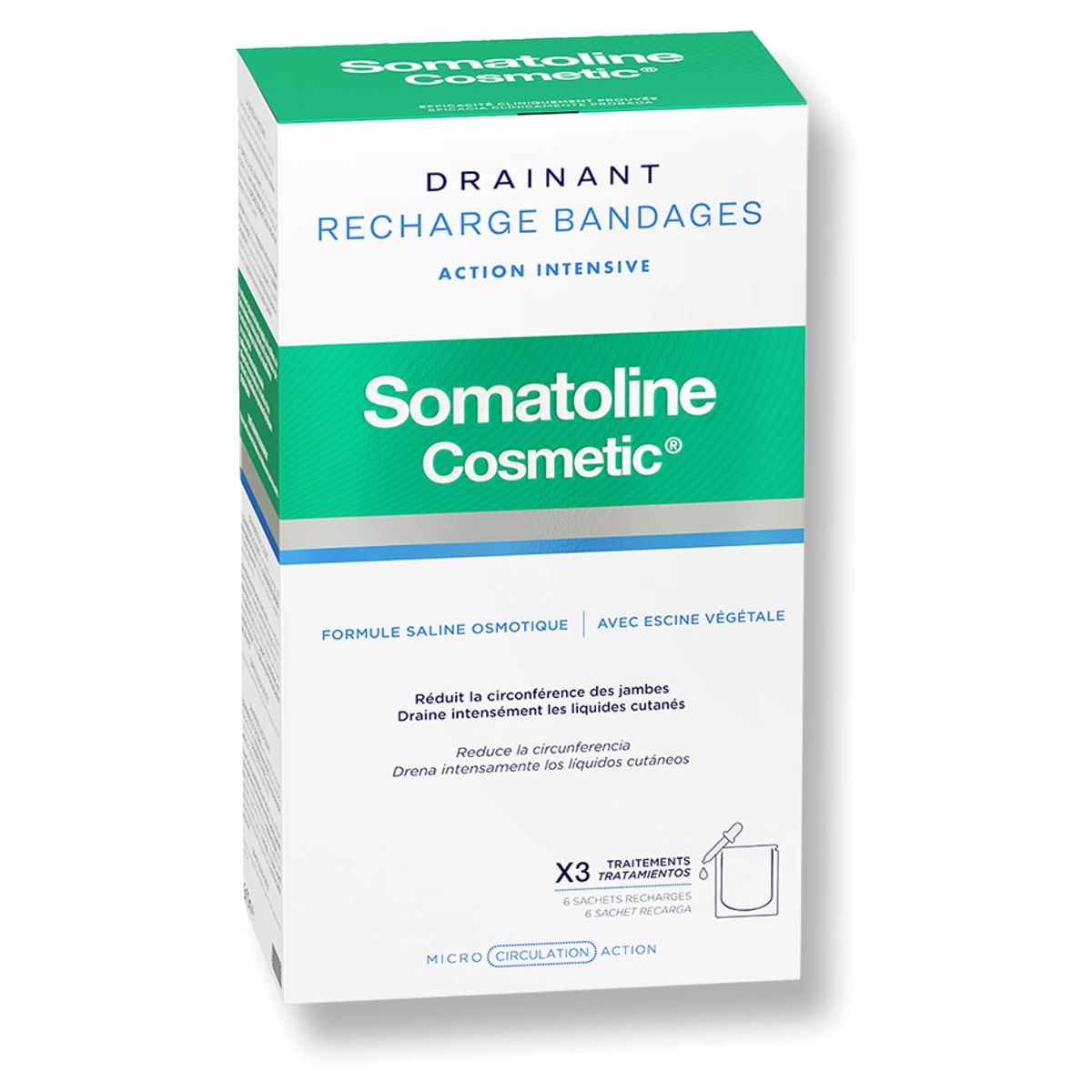 Somatoline Nachfüll-Kit für Binden Serum 6 x 70 ml