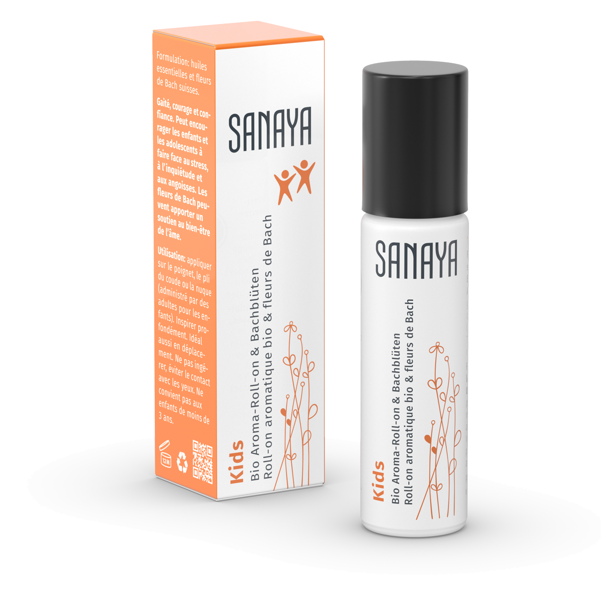 Sanaya Aroma & Bachblüten Roll on Kids Bio 10 ml Sanaya Aroma & Bachblüten Roll on Kids Bio 10 ml