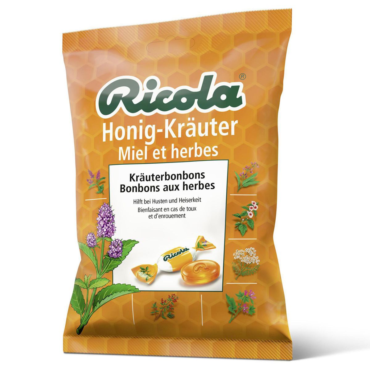 Ricola Honig-Kräuter Bonbons Beutel 125 g Ricola Honig-Kräuter Bonbons Beutel 125 g