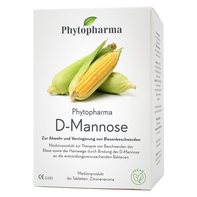 Phytopharma D-Mannose Tabletten 60 Stück Phytopharma D-Mannose Tabletten 60 Stück