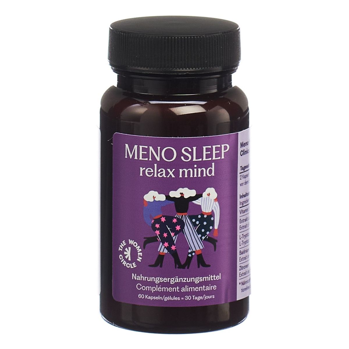 Meno Sleep Relax Mind Kapseln The Women Circle 60 Stück 
