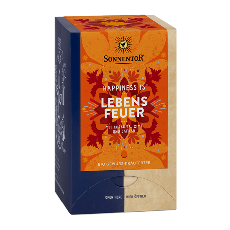 SONNENTOR Happiness is Lebensfeuer Tee Beutel 18 Stück SONNENTOR Happiness is Lebensfeuer Tee Beutel 18 Stück