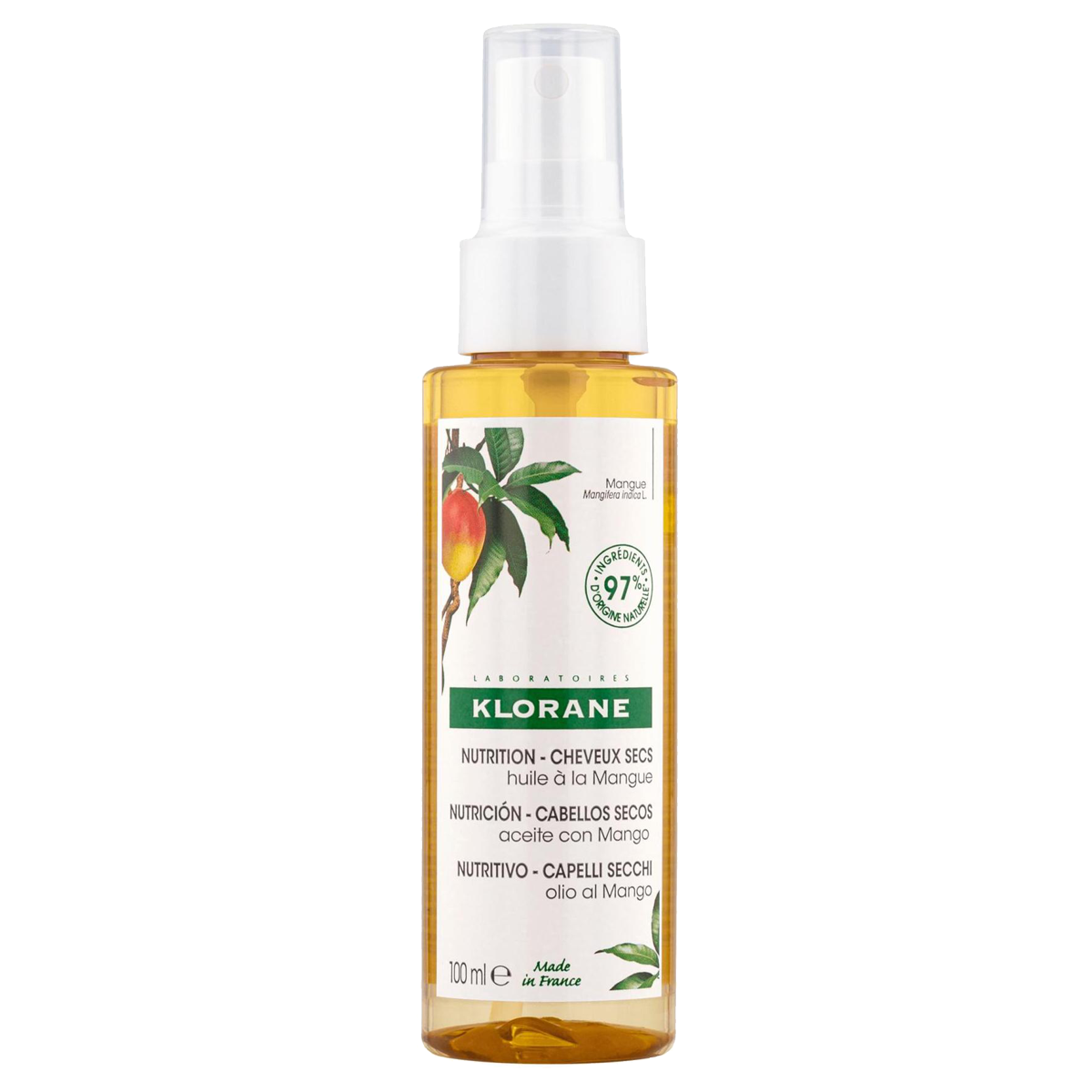 Klorane Mango Öl Spray 100 ml Klorane Mango Öl Spray 100 ml