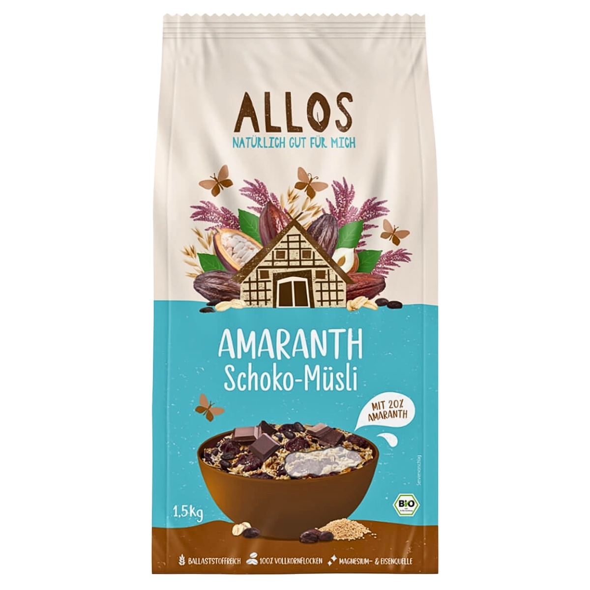 ALLOS Amaranth Müsli Schokolade 1.5 kg